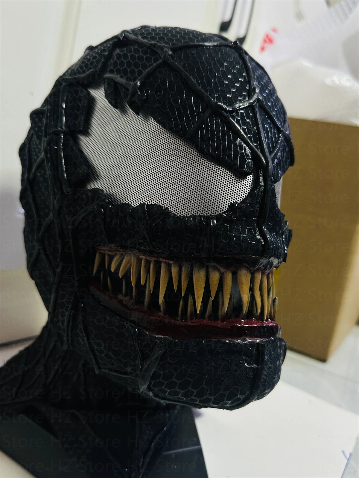Venom 3: The Last Dance Venom Mask with Opened Mouth 1:1 Customizable Wearable Venom Helmet Movie Prop Halloween Cosplay Helmet - Big Tim's Magic Emporium