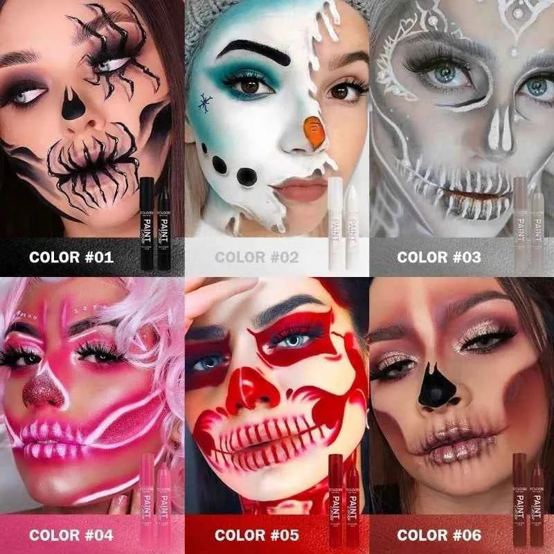 Multi-color Body Painted Makeup Pen, Face Paint, High Color Rendering, Waterproof and Sweat-proof Face Painting