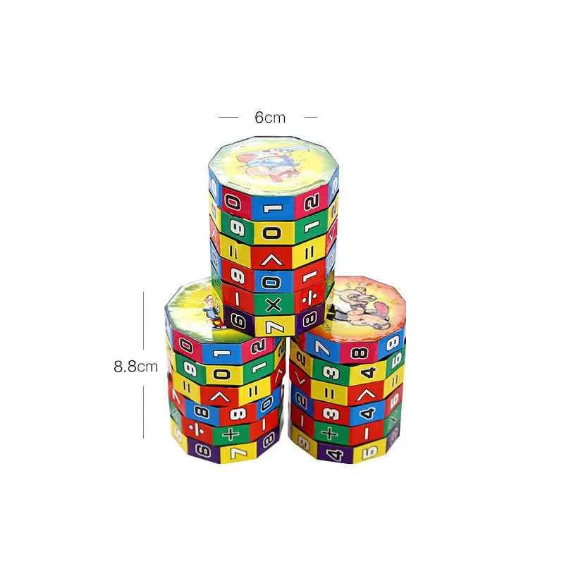 Montessori Arithmetic Toy - Magic Cylinder Mathematics Numbers Cube for Kids Learning and Counting Game Puzzle - Big Tim's Magic Emporium