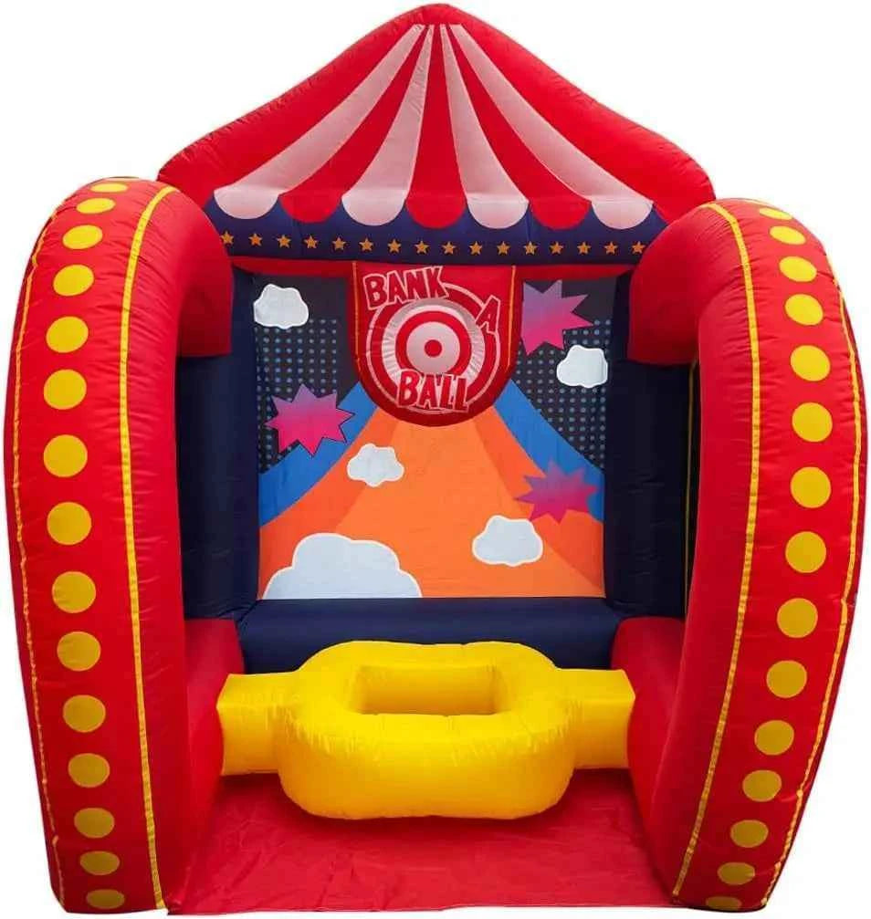 Free air shipping 5 in 1 Inflatable Carnival Bundle Games Soccer Dart Knock Down Ring Ross Game For Kids And Adults Party Game