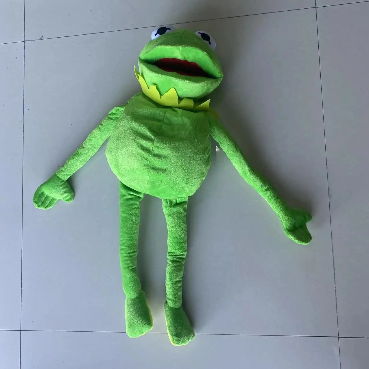 Kermit The Frog Funny Plush Doll Hand Puppet Schoolbag Frog Animal Plush Toy Big Doll Ventriloquist Performance Props For Baby - Big Tim's Magic Emporium