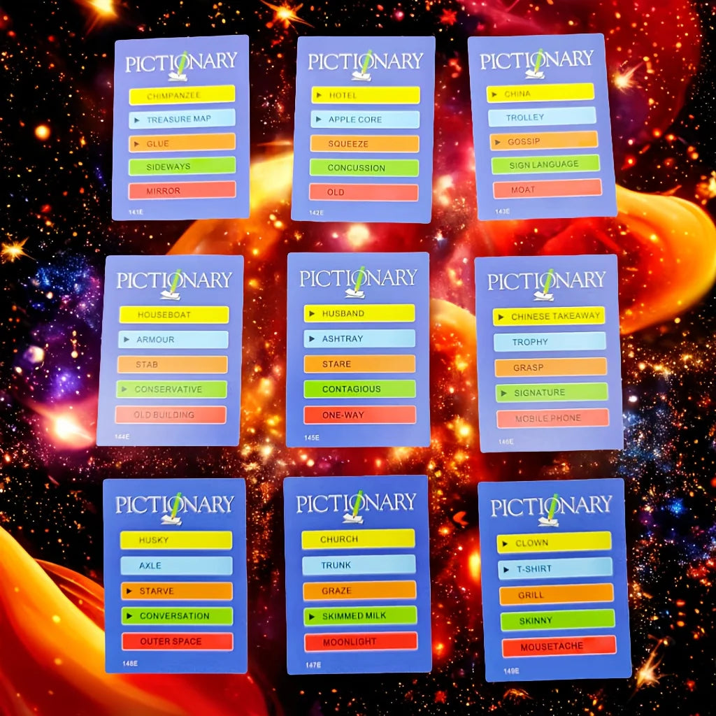 Pictionary (Party Version), a Game Specially Designed for Parties, Card Game, Board Game, Suitable as a Gift (Slight Color Difference) - Big Tim's Magic Emporium