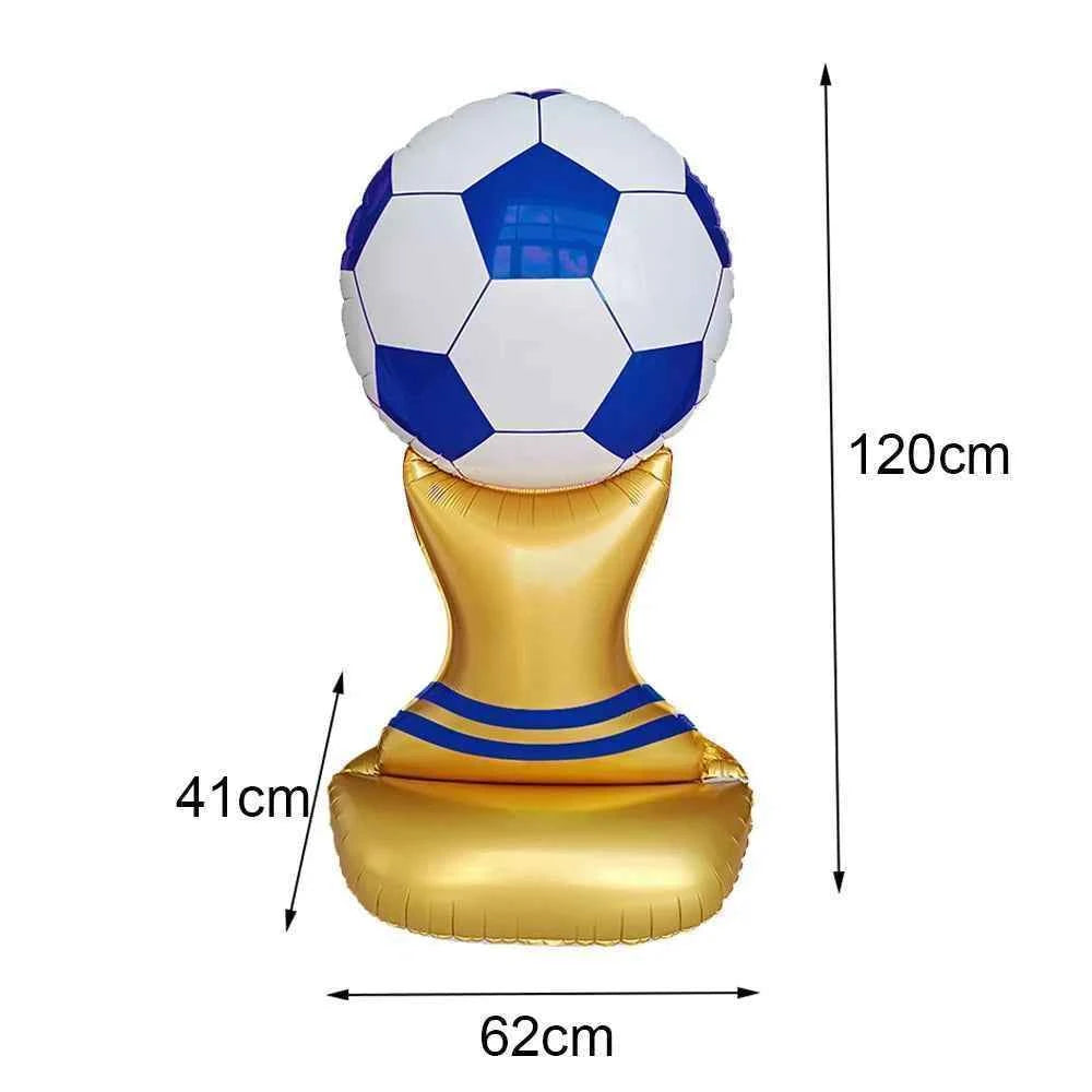 Soccer Party Decoration Balloons Soccer Balls Football Sneakers Trophy Foil Balloons for Birthday Sports Theme Party Supplies