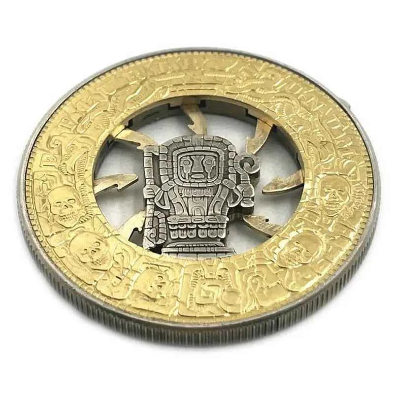 Movable Mechanism Coin Hobo Nickel 'Trap Coin' Morgan Dollar Roman Booteen Magic Coin Creative Gift