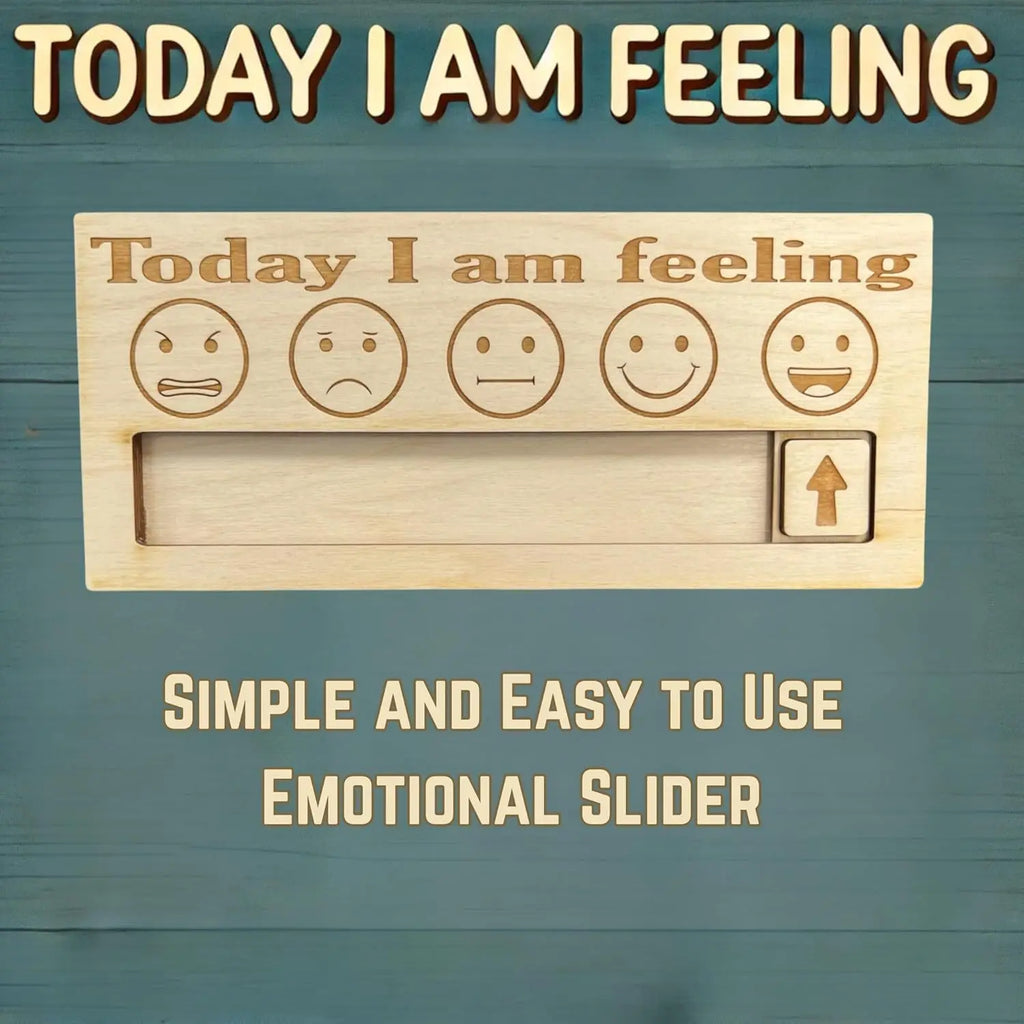 Emotions, Mood, Barometer, Personal Wooden Emotions, Cute Decorations, Christmas and Halloween Gifts, The Best Gifts for Friends - Big Tim's Magic Emporium