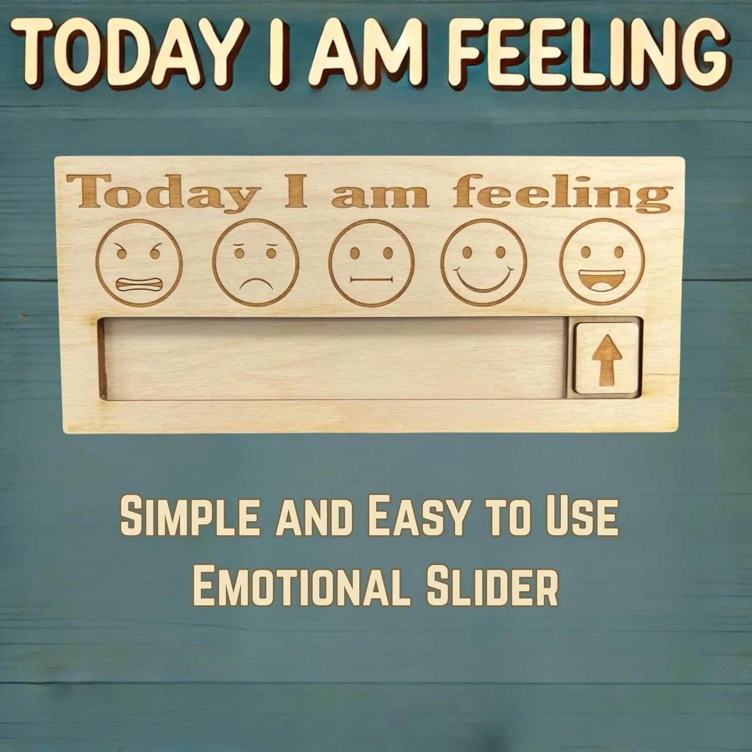 Emotions, Mood, Barometer, Personal Wooden Emotions, Cute Decorations, Christmas and Halloween Gifts, The Best Gifts for Friends - Big Tim's Magic Emporium