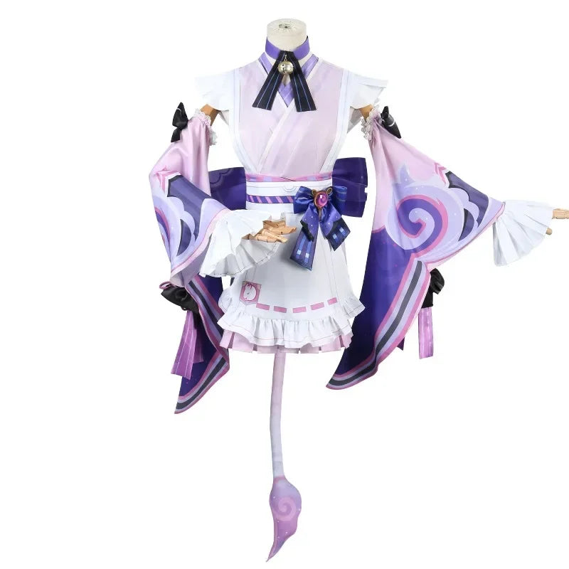Mizuki Cosplay Costume Set | Fantasy Game Uniform with Wig for Women - Big Tim's Magic Emporium
