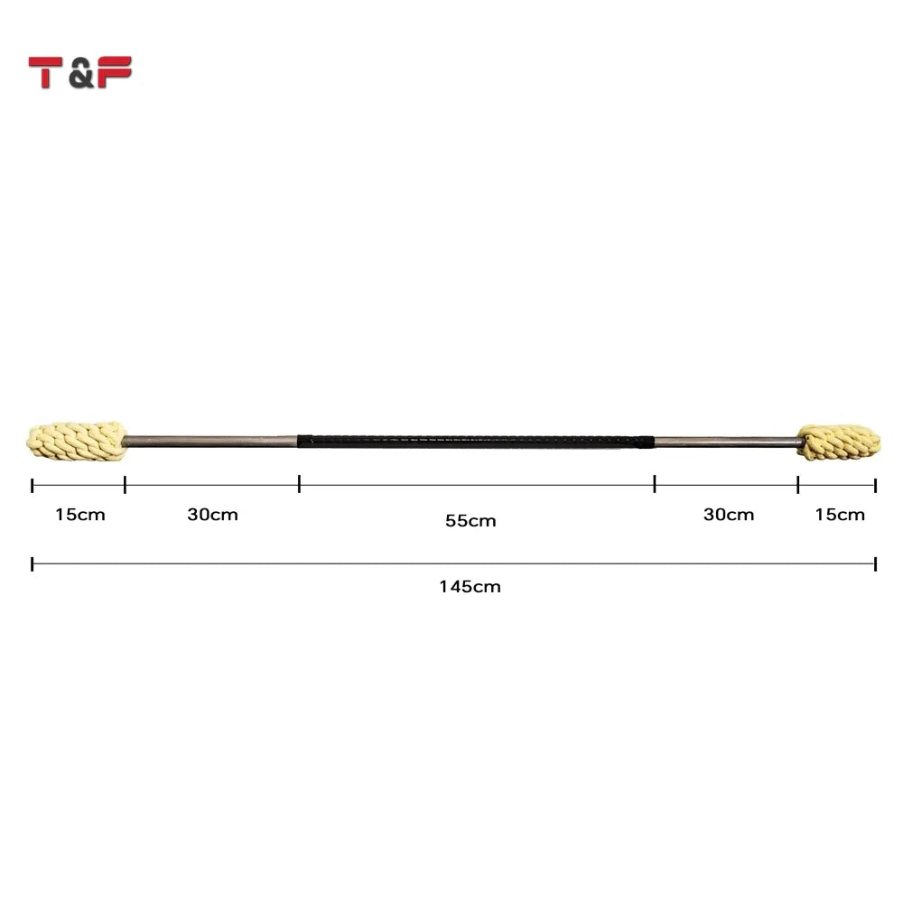 Fire Staff For Fire Juggling 145cm - Big Tim's Magic Emporium