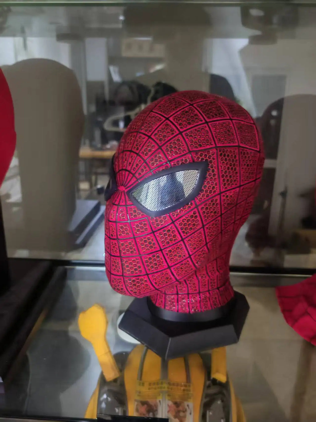 Xiy Yi Toys The Amazing Spider-Man 1 Magnetic Attached Eyes Mask Movie Replica Handmade Garfield Style Adult Cosplay Halloween - Big Tim's Magic Emporium