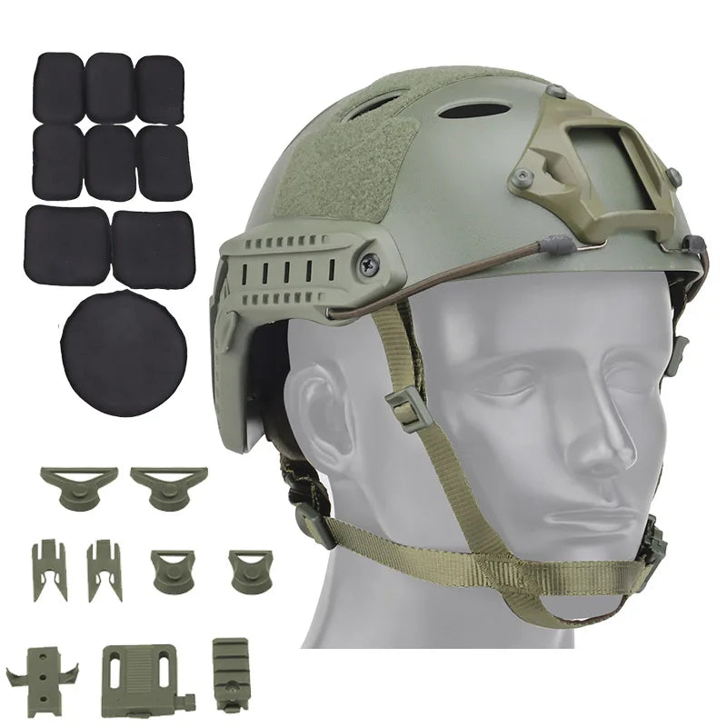 Safety R Helmet Halloween Role Playing Safety Helmet Paintball Game Helmet - Big Tim's Magic Emporium