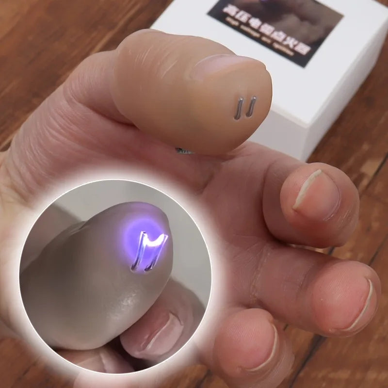 Electric Spark Device Miraculous Fire Rechargeable High Voltage Arc Igniter Stage Magic Tricks Magie Accessories Magicians Props - Big Tim's Magic Emporium