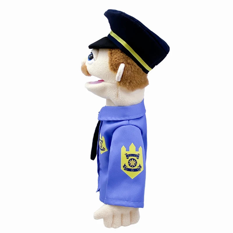 Cute Cartoon Profession Series Hand Puppet Plush Doctor Police Officer Nurse Teacher Job Puppet Ventriloquism Doll - Big Tim's Magic Emporium