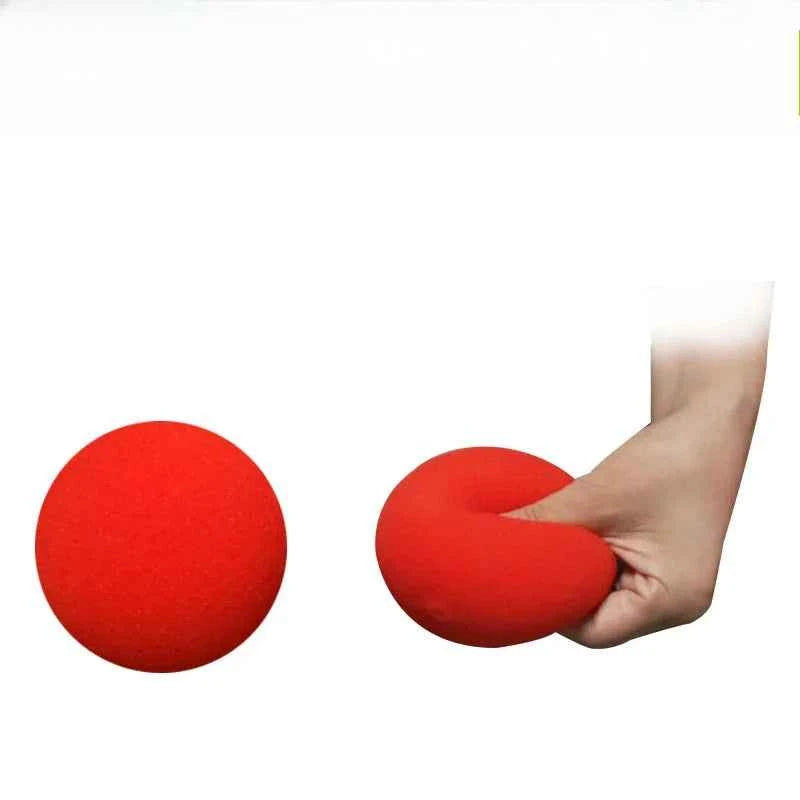 Jumbo Super Soft Sponge Ball – 10cm Magic Prop (Yellow, Red, or Blue) - Big Tim's Magic Emporium