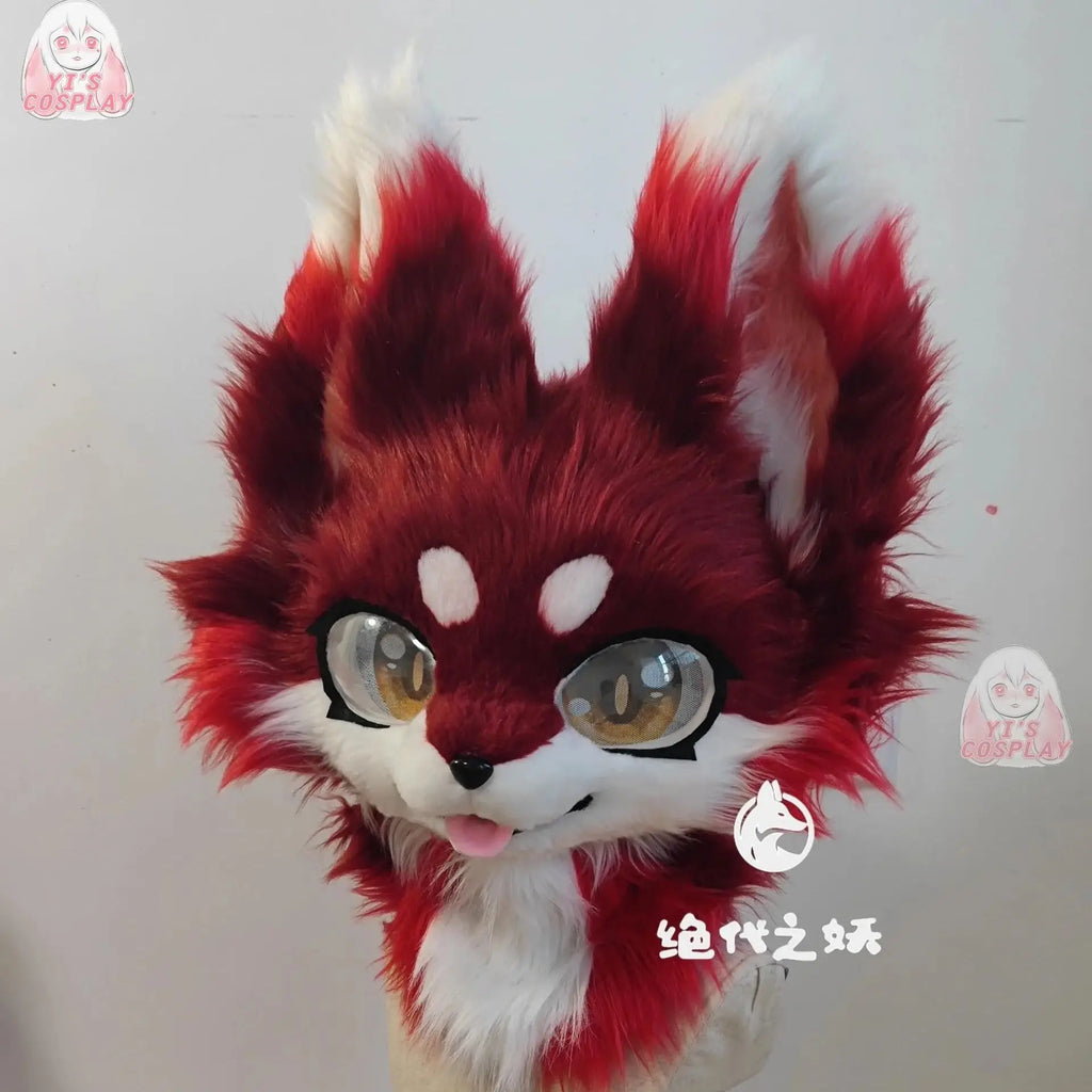 Furry Head Cosplay Kemono Fursuit Handmade Customized Fursuit Kemono Head Role Play Furry Custom Headsets Beast - Big Tim's Magic Emporium
