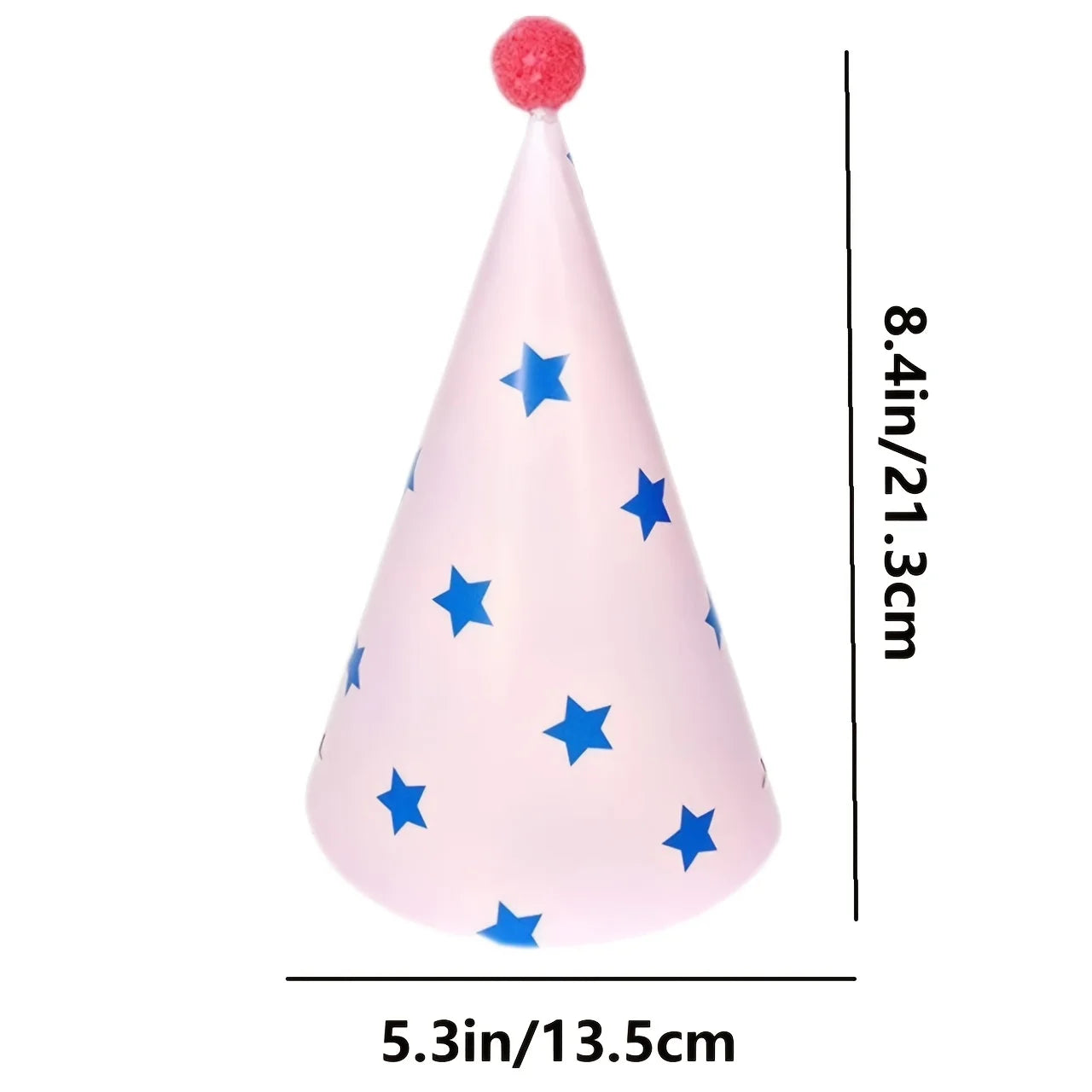 12/24PCS Colorful Party Paper Hats For Birthday Wedding Anniversary Generaling Party Paper Hats Party Selfie Decoration - Big Tim's Magic Emporium