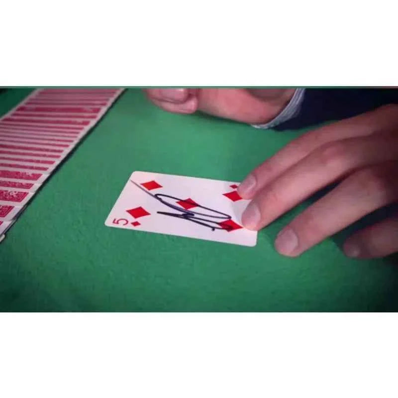 Professional Rising Card Sip Magic Gustavo R Close Up Magic Gimmicks Trick Illusions Street Bar Comedy Prop Magia Magician