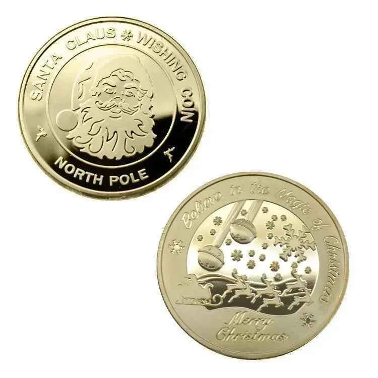 Souvenir Coin Merry Christmas Commemorative Coins Collection Metal Crafts
