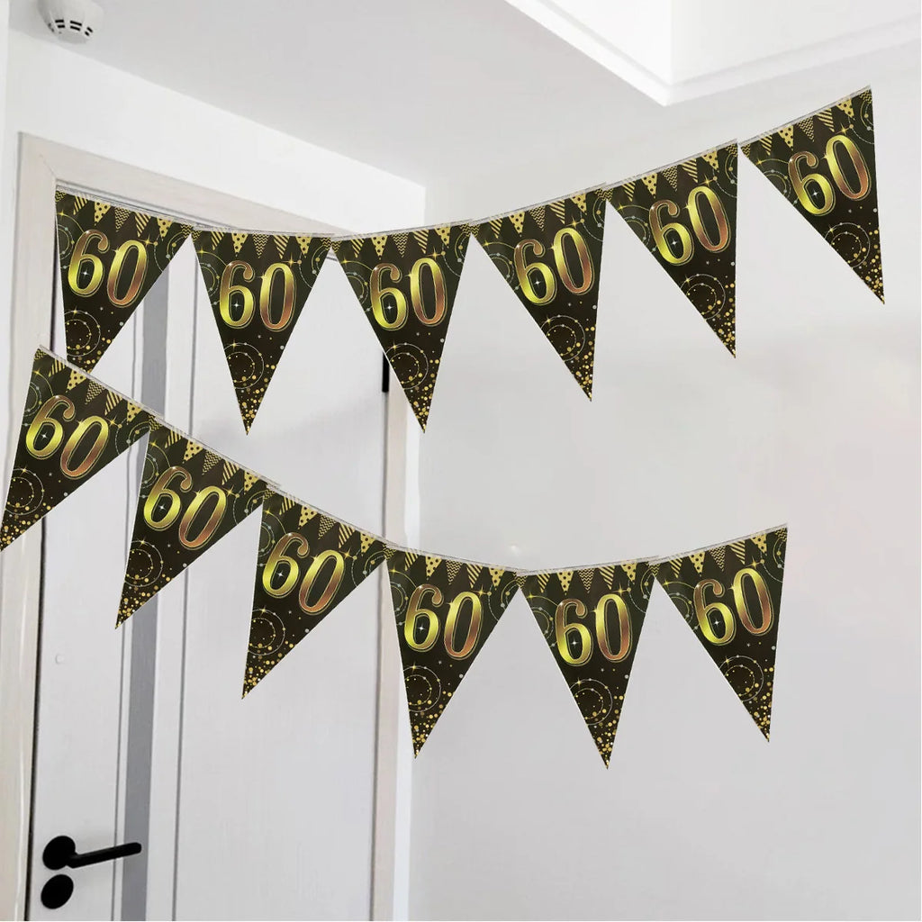16th 60th 50 Year Happy Birthday Party Decoration Banners Supplies