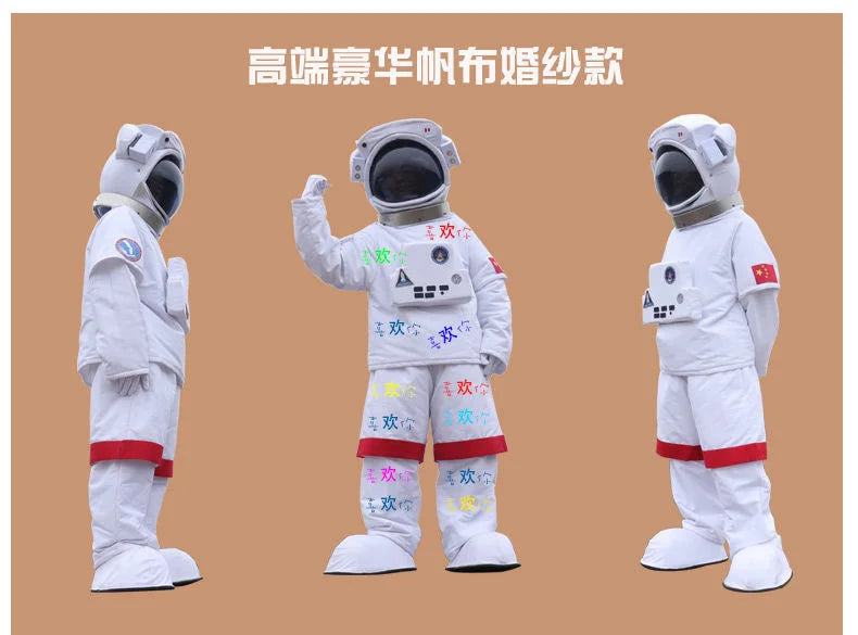 Halloween Spaceman Cosplay Costume Astronaut Cos Suit With Helmet Adult Inflatable Children's Day Photography Photo For Family - Big Tim's Magic Emporium