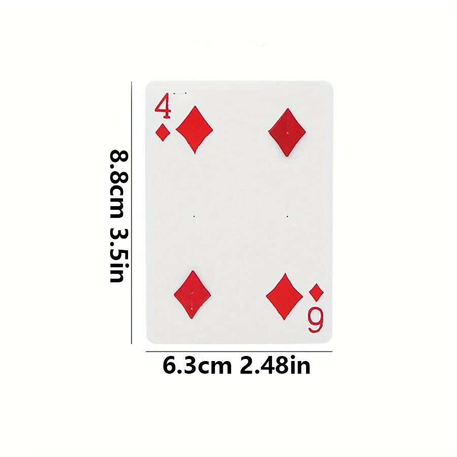 Magic Tricks Card Fantastic 4 to 6 Moving Point Card for Magician Cards Magic Gimmicks Close Up Magic Props JXB