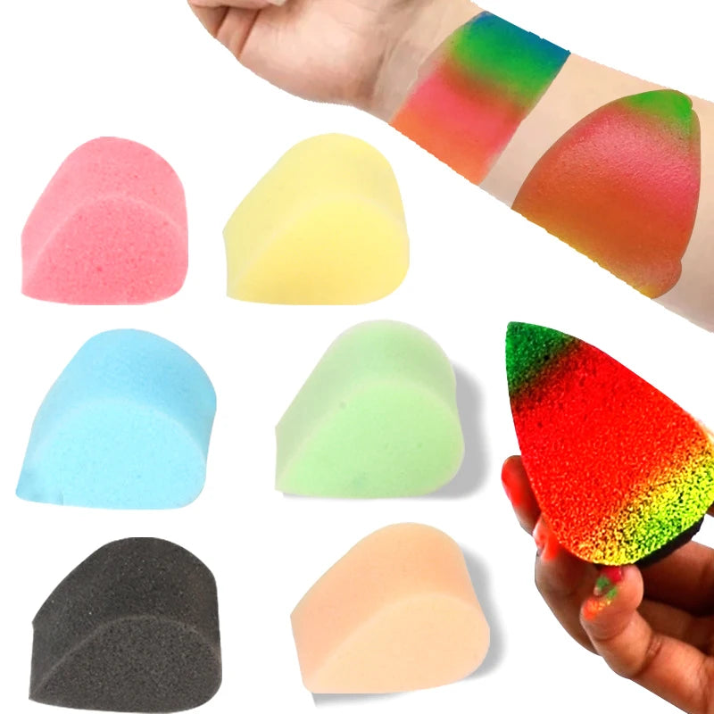10/50PCS Face Paint Sponges Petal Sponge Foam Painting Craft Set Drawing Body Painting