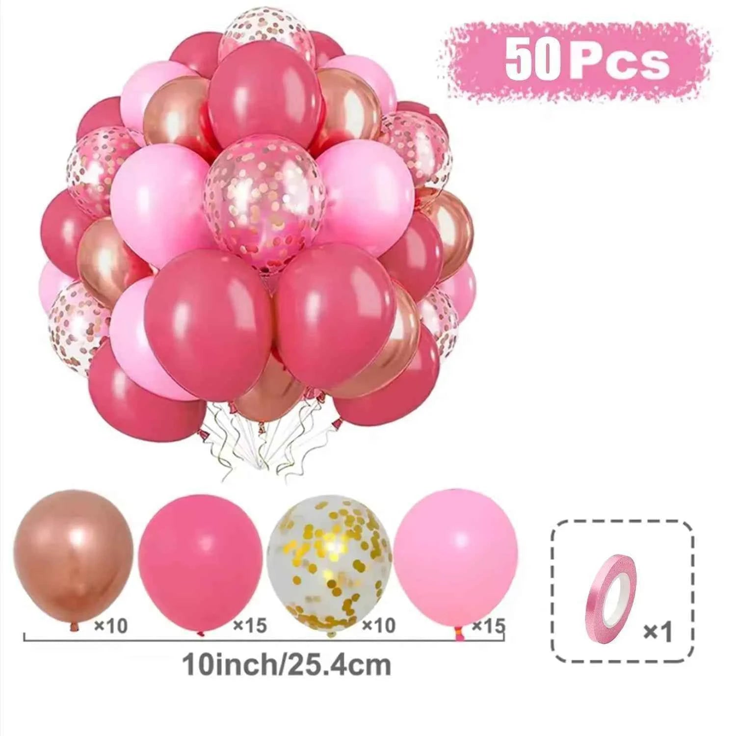 Birthday Decorations Balloons Purple Happy Party Wedding Pink Blue Mother's Father's Child's Day Carnival Christmas Halloween