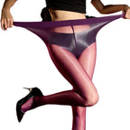 Plus Size Oil Glossy 1D Ultra-Thin Shaping Pantyhose High-Elasticity Tights