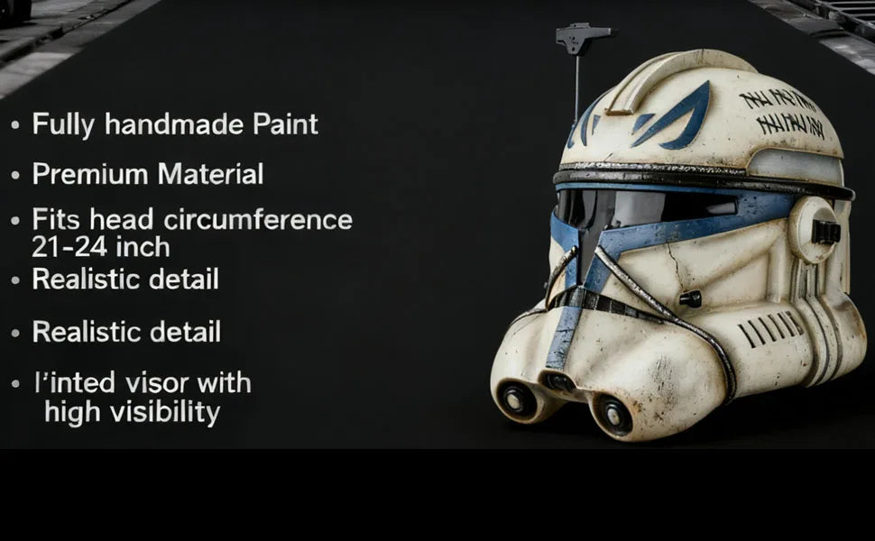 SW Captain Rex Helmet Phase 2 Mask Resin Stormtrooper Mask for Halloween Cosplay Helmet Masque Costume Casque Prop TK021 - Big Tim's Magic Emporium