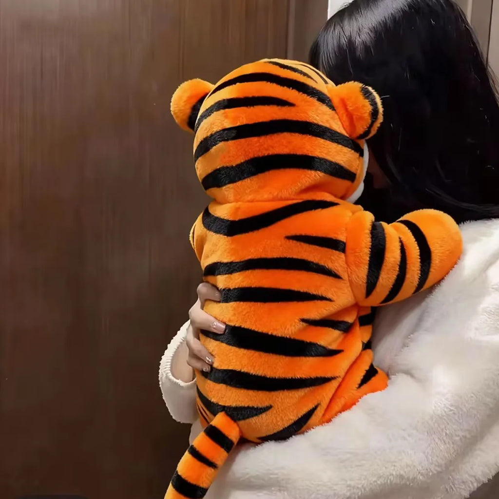 Autumn Winter Pet Costume Sets Cat & Dog Tiger Transformation For Warmth Four-legged clothing Teddy, Chihuahua, Bulldog Outfits.