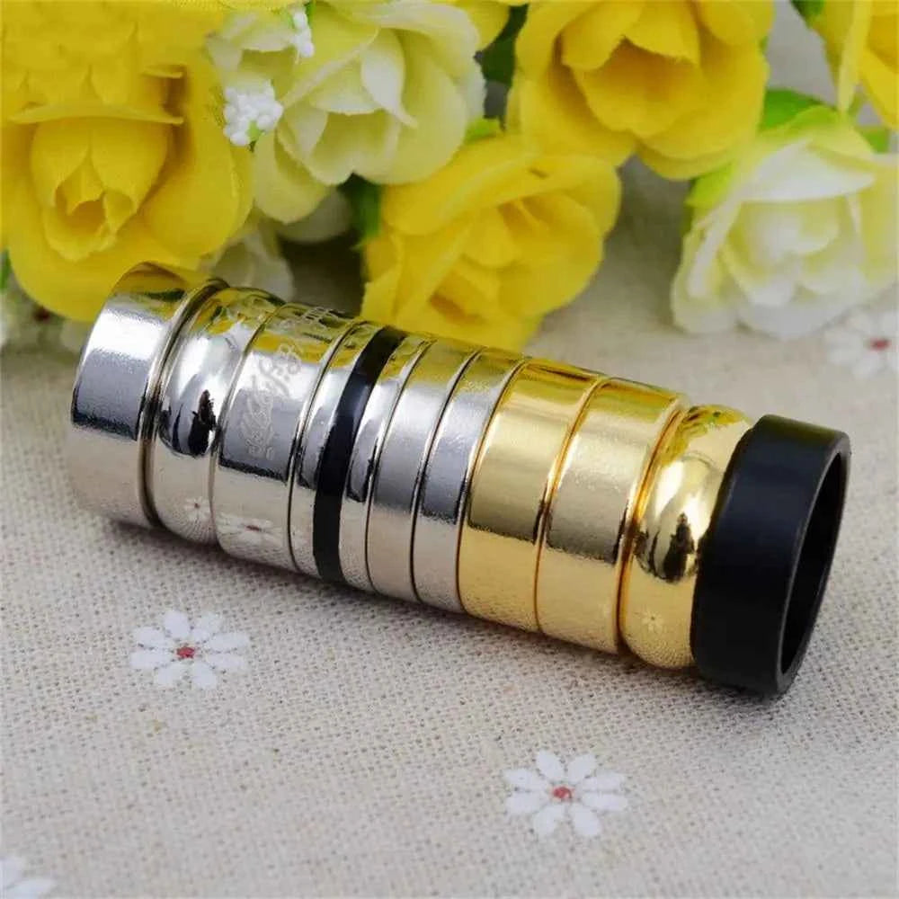 Magic Tricks Magnetic Magic Ring Gold Silver Plate Circular Arc Wizard PK Ring Performance 18mm/19mm/20mm/21mm Magician Ring - Big Tim's Magic Emporium
