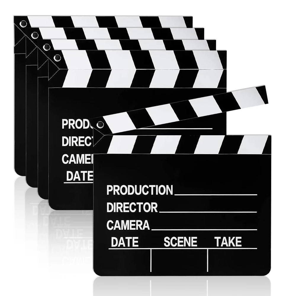 Party holiday party movie clapboard movie card clapperboard movie party props game party - Big Tim's Magic Emporium