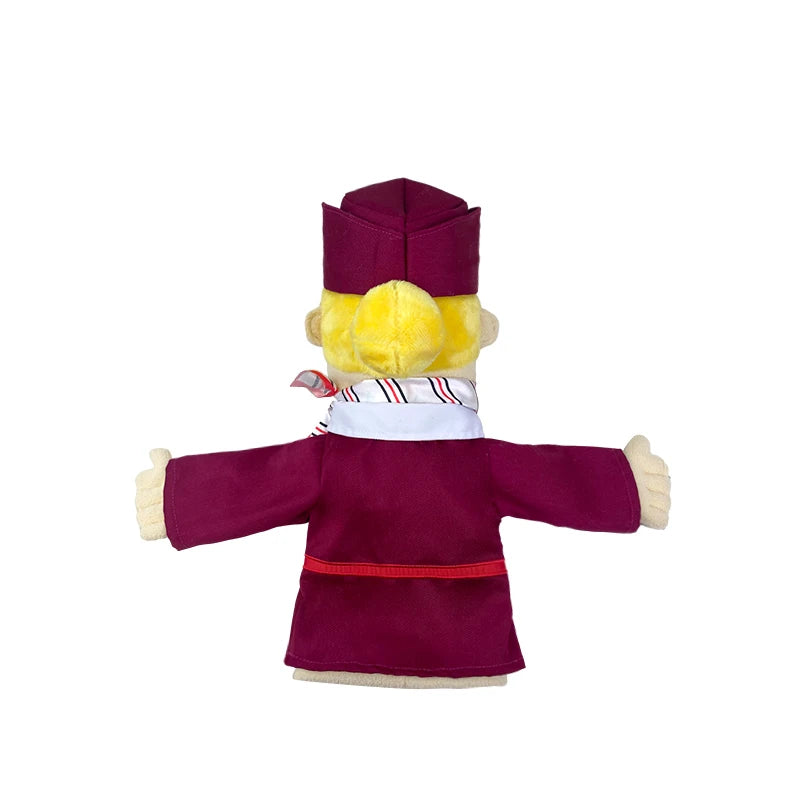 Cute Cartoon Profession Series Hand Puppet Plush Doctor Police Officer Nurse Teacher Job Puppet Ventriloquism Doll - Big Tim's Magic Emporium