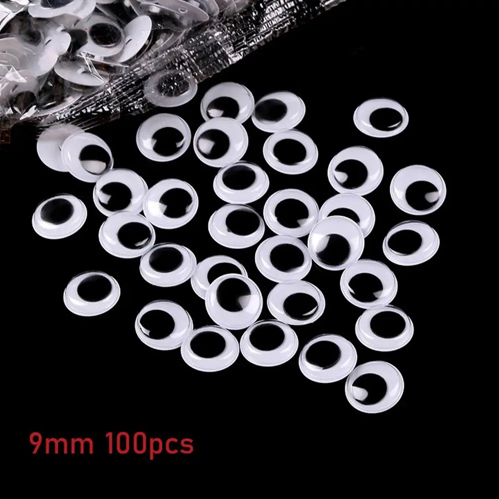 100 PCS Puppet Making DIY Craft  Parts 's Eyes Dinosaur Eye Creative gift  Accessories