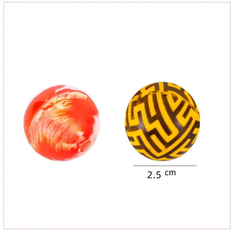 10-50Pcs Bouncy Ball Toys Kid Birthday Party Favors Gifts for Guests Rubber Bouncing Ball Pinata Goody Bag Fill Prizes