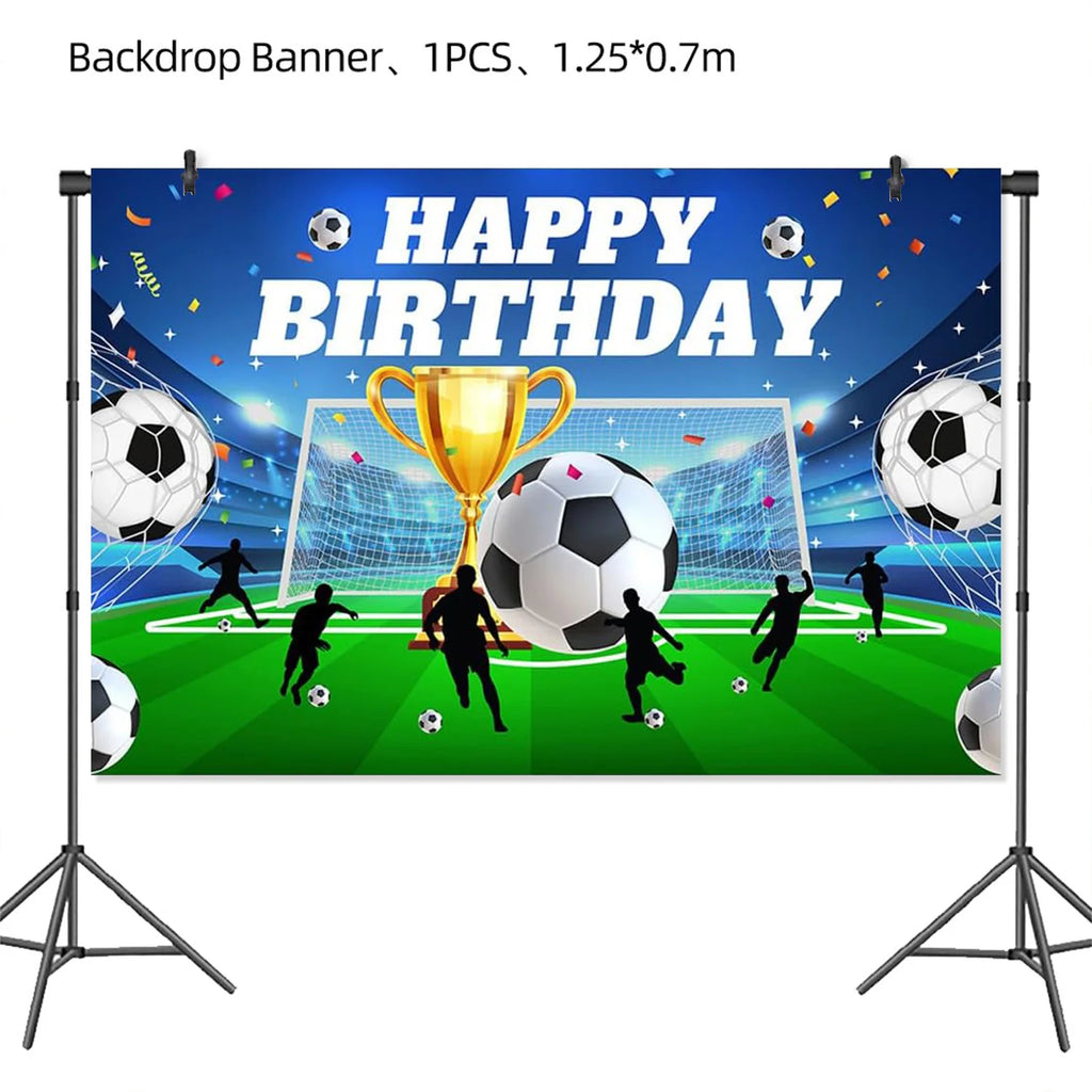 Football Party Stuff Soccer Party Tableware Tablecloth Napkin Cup Plate Soccer Party Backdrop Baby Shower Football Party Favors - Big Tim's Magic Emporium
