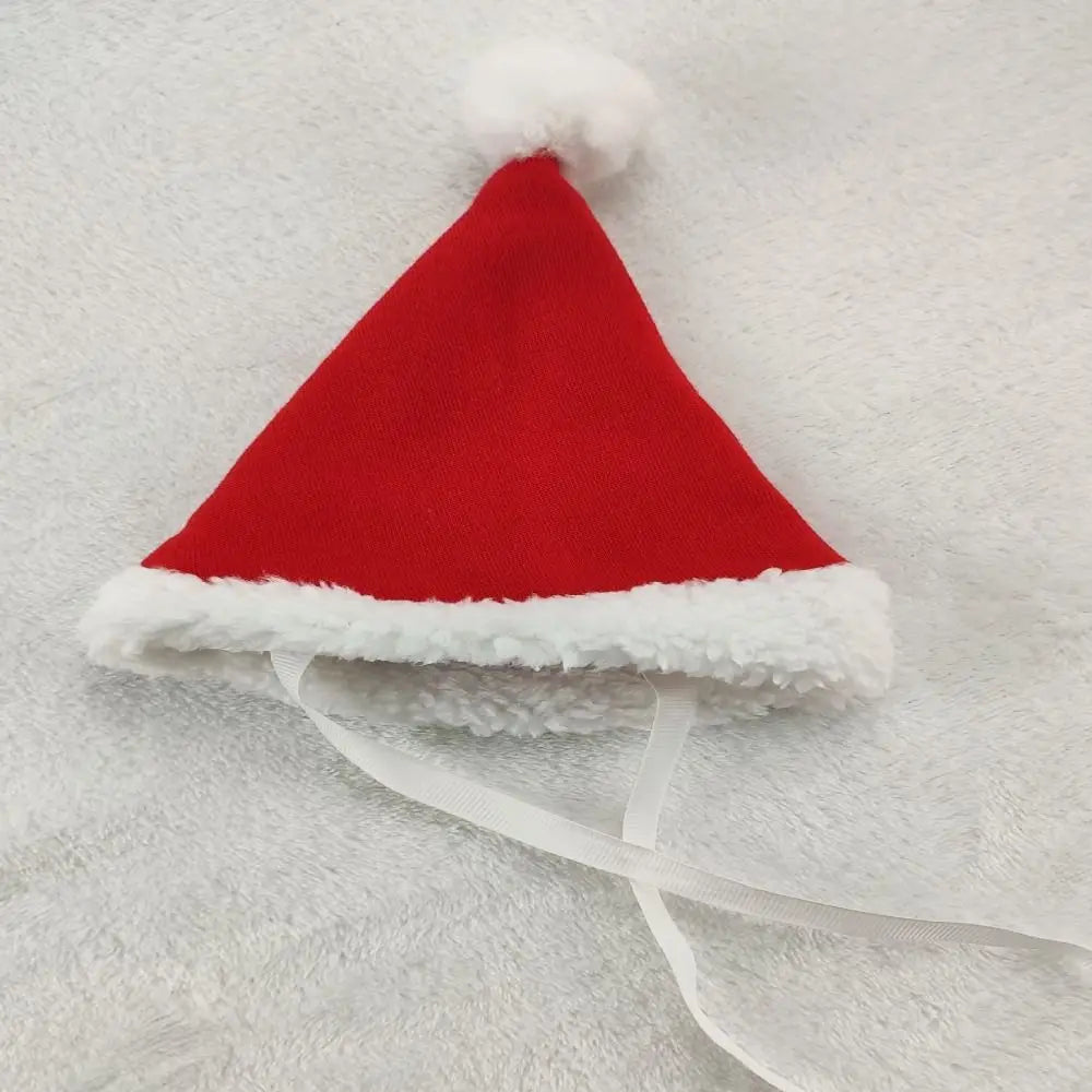 Cute Cosplay Santa Christmas with Cap Pet Costume Dog Hoodies Dog Suit