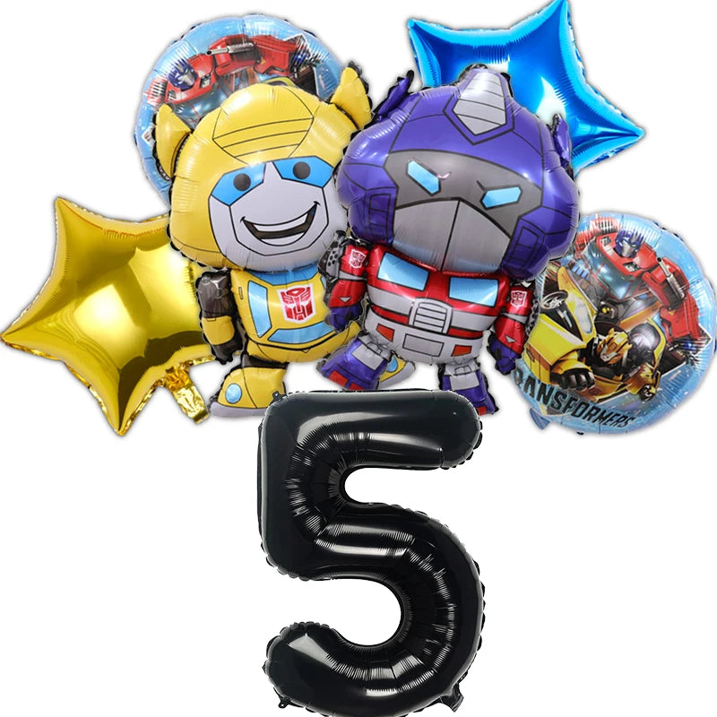 Transformers Party Favor Transformer Birthday Party Decorations Party Supplies Balloons Tablecloth Cups Plates Baby Shower Gifts - Big Tim's Magic Emporium