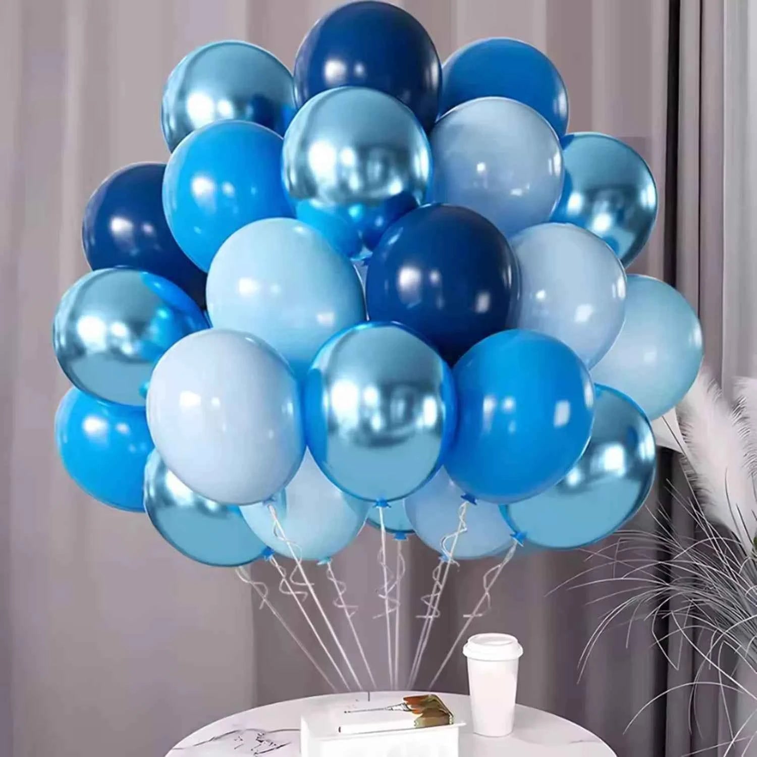 Birthday Decorations Balloons Purple Happy Party Wedding Pink Blue Mother's Father's Child's Day Carnival Christmas Halloween