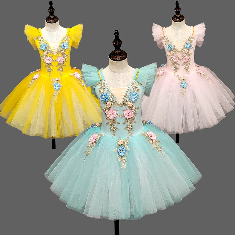Children's Ballet Skirt, Girls' Dance Skirt, Ballet Performer Clothing, Children's Dance Skirt, Stage Performance Group Clothing - Big Tim's Magic Emporium