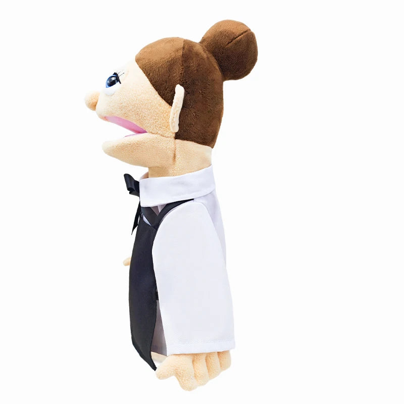 Cute Cartoon Profession Series Hand Puppet Plush Doctor Police Officer Nurse Teacher Job Puppet Ventriloquism Doll - Big Tim's Magic Emporium