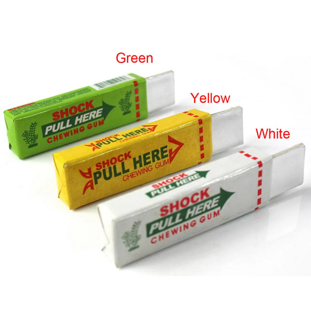 Electric Shock Joke Chewing Gum Pull Head Shocking Toy Gift Gadget Prank Trick Gag Funny Fantastic Electric Shock Chewing Gum - Big Tim's Magic Emporium