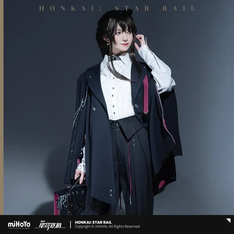 Kafka Game Honkai: Star Rail Jackets Official MiHoYo Theme Cosplay Costume Cloak Trench Unisex Hallowmas Fans Gifts - Big Tim's Magic Emporium