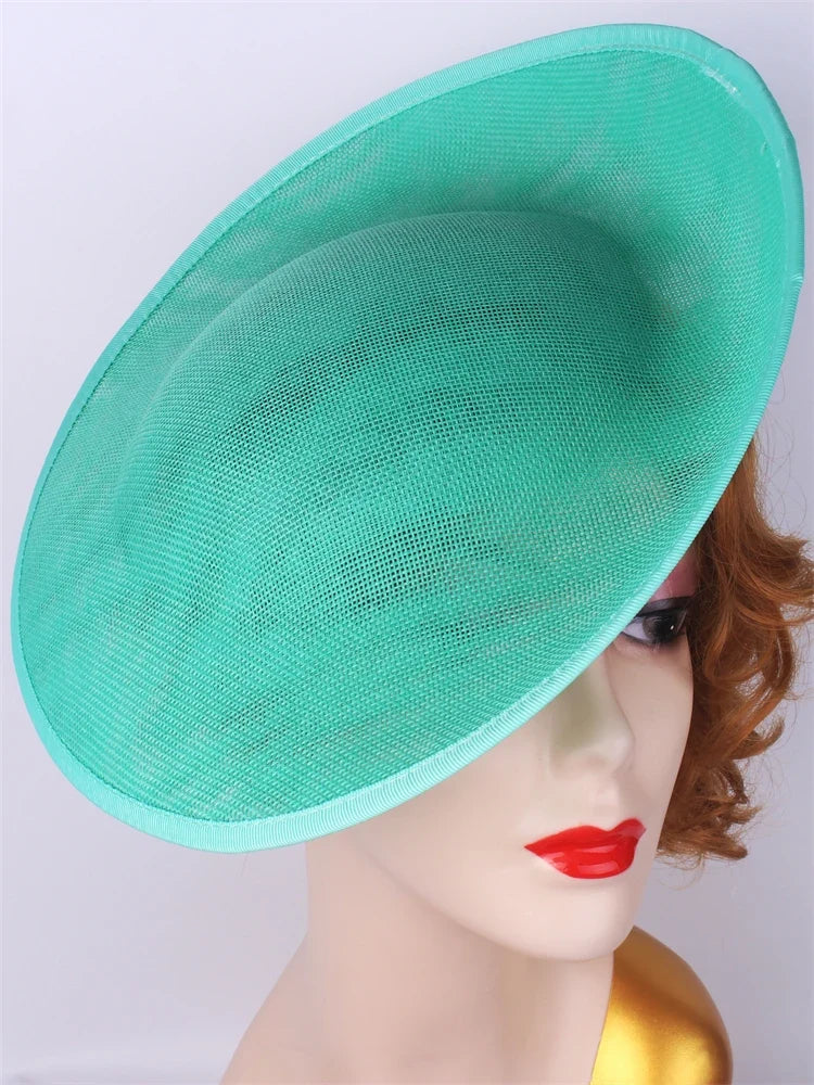 30cm Round Sinamay Fascinator Base DIY Millinery Headpiece Hat Making Blank