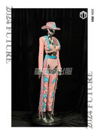 The Stardust Rhinestone Rodeo – Pink Western Performance Suit