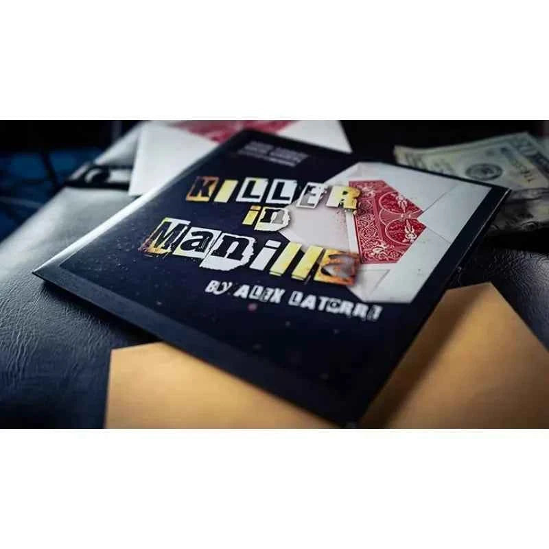 Killer in Manilla Gimmicks Close Up Magic Tricks Magie Stage Illusions Magic Props Mentalism Classic Magia Singed Card Transfer