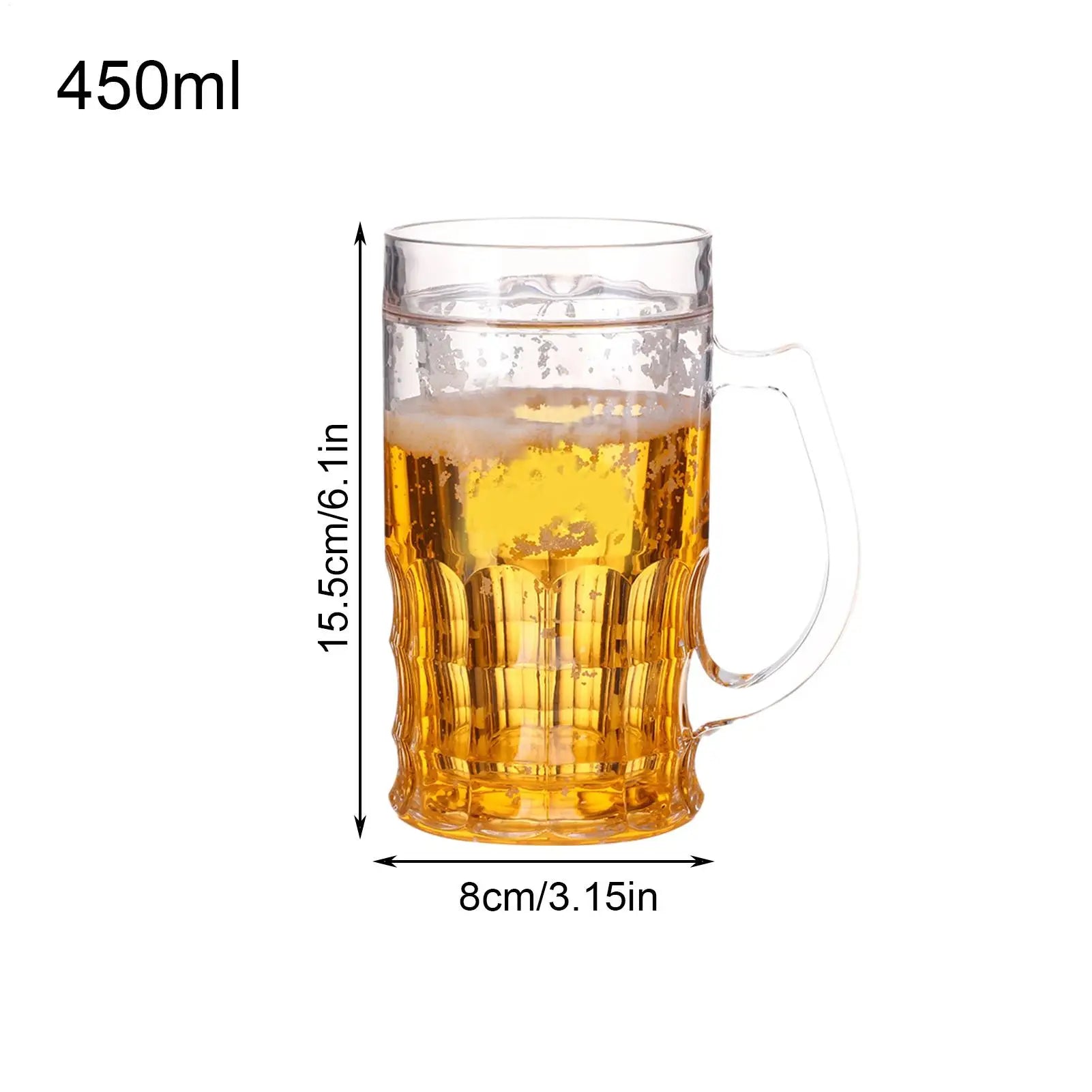 Fake Beer Mug Funny Water Cup, Novelty Prank Toy & Gag Gift for Adults Coworkers, Creative Desk Ornament for Office Home Decor - Big Tim's Magic Emporium