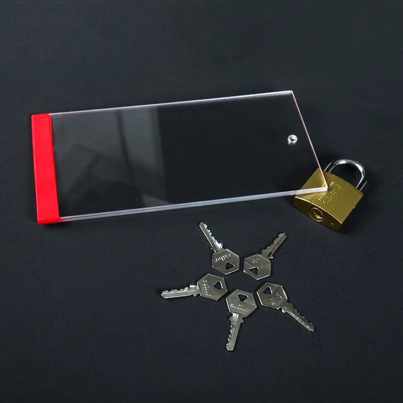 Russian Roulette Lock Prophecy Obedient Lock Interaction Street Illusion Magic Gimmick Visual Changing Tricks Prop for Performer - Big Tim's Magic Emporium