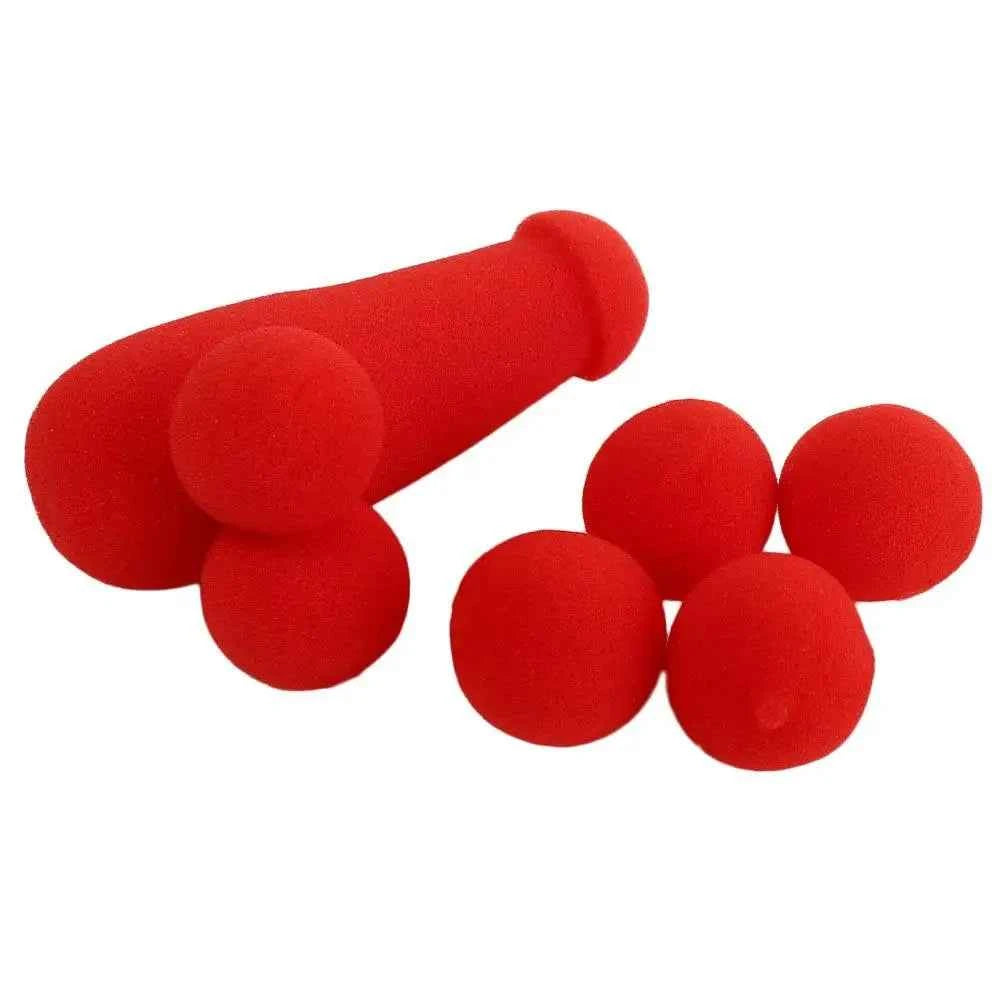 Red Sponge Balls Magic Trick Sponge Funny Gadgets Gimmick Small Sponge Brother Performing Magic Prop Magic Red Sponge
