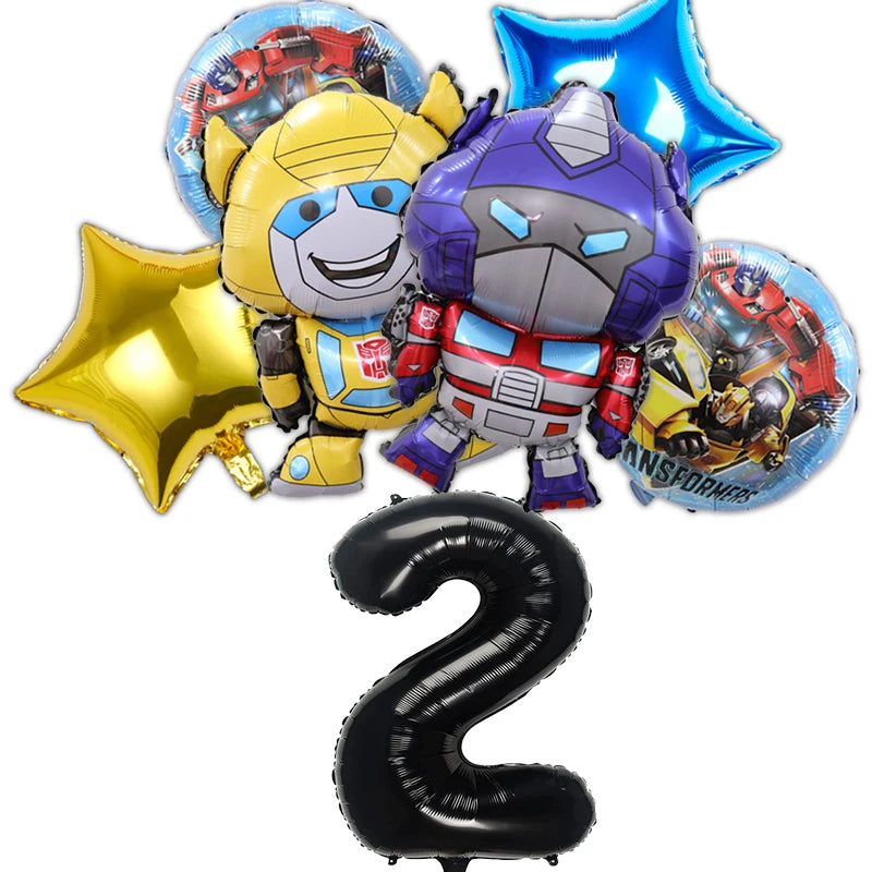 Transformers Party Favor Transformer Birthday Party Decorations Party Supplies Balloons Tablecloth Cups Plates Baby Shower Gifts - Big Tim's Magic Emporium