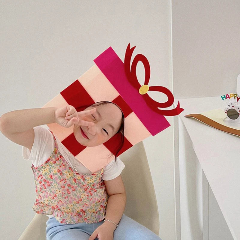 Birthday Party Supplies Funny Hat Ins Felt Birthday Hats Creative Party Cap with Rope Kids Party Cap Party Photo Props - Big Tim's Magic Emporium